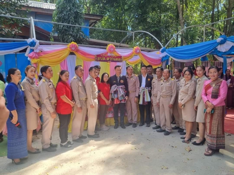 ร่วมต้อนรับรัฐมนตรีช่วยว่าการกระทรวงมหาดไทย ในการตรวจเยี่ยมการดำเนินงานขององค์กรปกครองส่วนท้องถิ่น