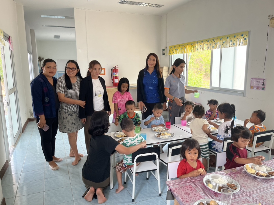 ออกติดตามโครงการอาหารกลางวันศูนย์เด็ก ประจำเดือน เมษายน 2569